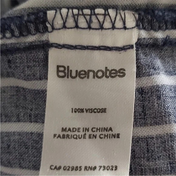 DONATED ❌BLUENOTES stripped spaghetti straps maxi dress size M - Picture 4 of 4